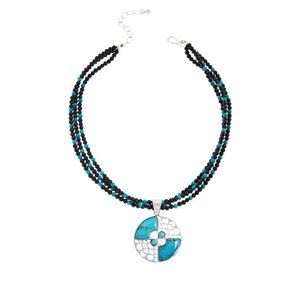 Jay King Gallery Collection Andean Blue Turquoise Pendant & Necklace 20"